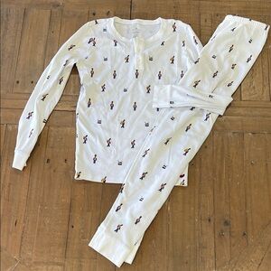 Petite plume Pima cotton solider pajamas size 14 Christmas drummer boy holiday